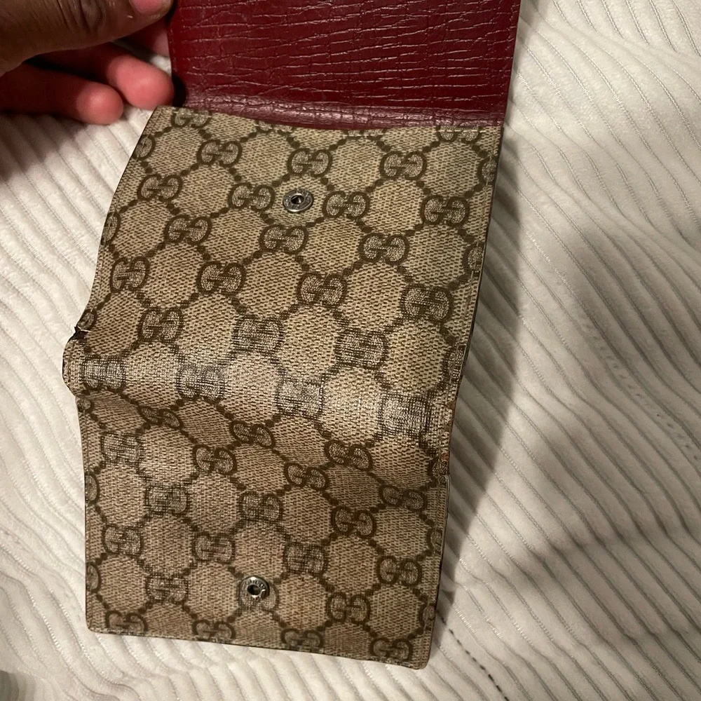 Gucci vintage brown wallet